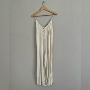 Ozma of California Raw Silk Jumpsuit